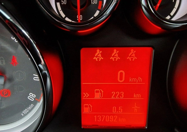 Opel Meriva cena 37900 przebieg: 137000, rok produkcji 2016 z Bytom Odrzański małe 704
